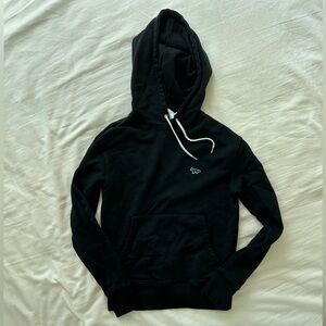 MAISON KITSUNE Paris Black Fox Patch Classic Hoodie